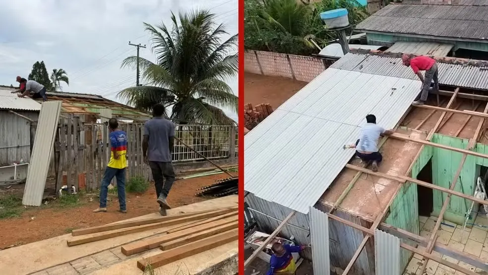 Município de MT decreta emergência após tempestade destruir casas; veja vídeo