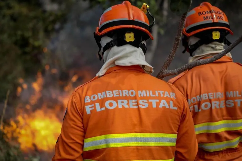 Corpo de Bombeiros combate 13 incêndios florestais nesta sexta-feira (9)