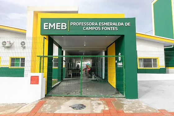 Erlan Aquino/Prefeitura de Cuiabá. Escola Professora Esmeralda de Campos Fontes foi alvo de denúncia sobre oração antes das aulas.